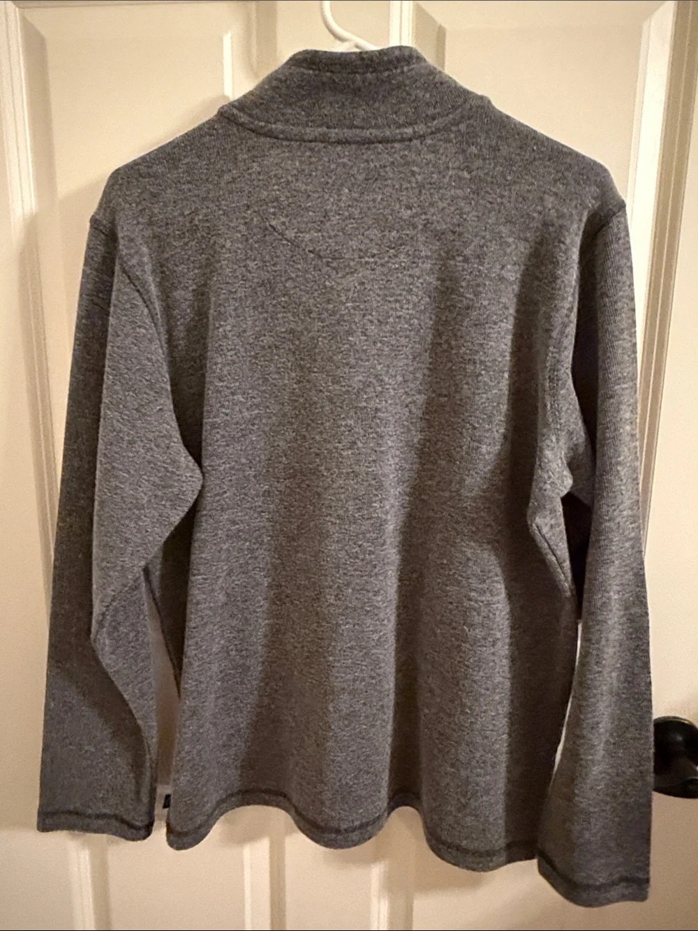 GAP Men’s Gray Quarter-Zip Sweater